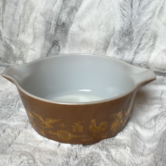 Vintage Pyrex Ovenware - Early American - set of 3 - Picture 5 of 9